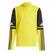 Koszulki i topy damskie - adidas Uniseks - dzieci SQUADRA25 TRAINING TOP KIDS, team yellow/black/white, 7-8 Years - miniaturka - grafika 1