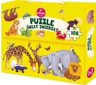 Puzzle - Adamigo Puzzle Świat zwierząt - miniaturka - grafika 1