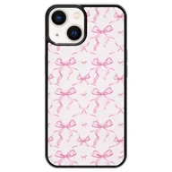 Etui i futerały do telefonów - GUAYDOYIM Estetyczne różowe wstążki etui z muszką kompatybilne z iPhone 11, etui na telefon z różowymi kokardkami, niestandardowe etui ochronne z kokardą z miękkiego materiału TPU dla kobiet, - miniaturka - grafika 1