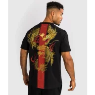 Koszulki sportowe męskie - Venum x Tekken T-shirt Koszulka Marshall Law Black/Red/Gold - miniaturka - grafika 1