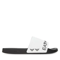 Klapki i japonki męskie - Klapki EA7 Emporio Armani 7X000110 AF15128 FC079 Biały - miniaturka - grafika 1