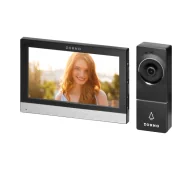 Domofony - Orno OR-VID-MD-1084/B Alerto 7" panel dotykowy Czarno-srebny - miniaturka - grafika 1