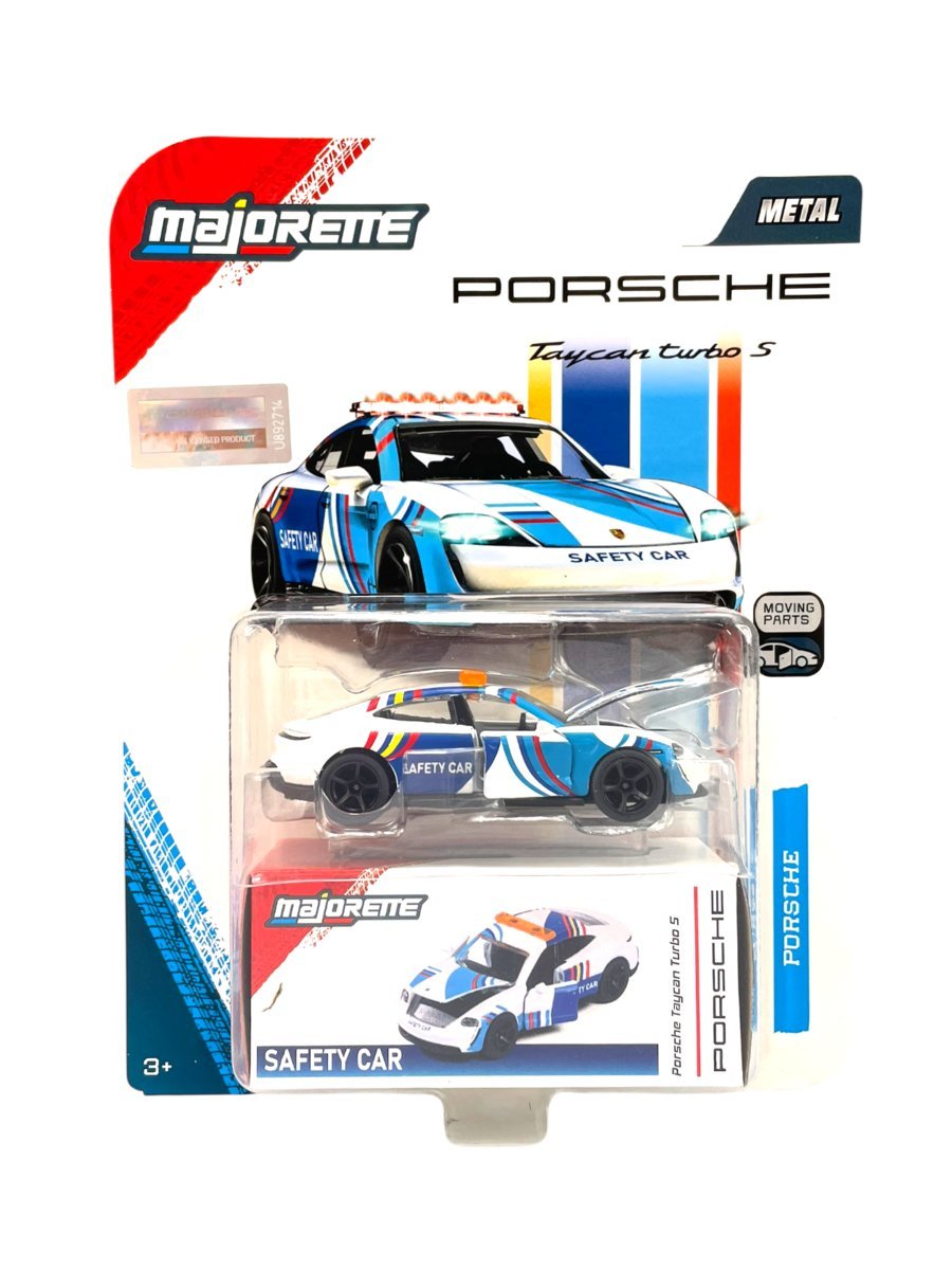 MAJORETTE PORSCHE DELUXE PORSCHE TAYCAN TURBO S SAFETY CAR 1:64 8502101001