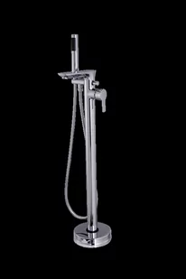 Invena Glamour bateria wannowo-prysznicowa podłogowa chrom BW-02-W01 - Baterie wannowe i prysznicowe - miniaturka - grafika 2