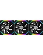 Wentylatory komputerowe - Lian Li UNI FAN SL120 RGB PWM Fan, 3er Pack include Controller - 120mm, czarny - miniaturka - grafika 1