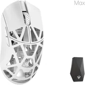 Myszki - WLMouse Beast X Max Solid Sides Gaming mysz, Omron Optical Switches - biały MAX-MILKY WHITE-O-SHIXIN - miniaturka - grafika 1