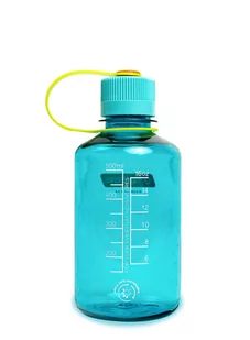 Butelka na wodę Nalgene Narrow Mouth Tritan Sustain 0,5 l - cerulean - Kuchnia turystyczne i akcesoria - miniaturka - grafika 2
