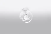 Lampy sufitowe - Sollux Lighting Plafon TULOS biały - miniaturka - grafika 1