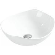 Umywalki - Mexen Enrica umywalka nablatowa 41 x 38 cm biała - 21904100 - miniaturka - grafika 1