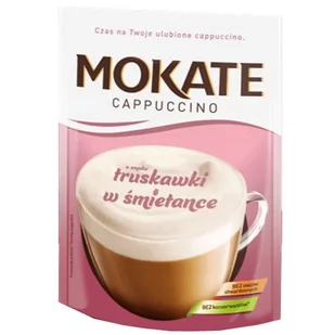 Mokate Cappucino Truskawki w śmietanie 110g - Cappuccino i kawy smakowe - miniaturka - grafika 1