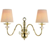 Lampy ścienne - Amplex lilosa mosiądz połysk kinkiet 2 pł. LIL-Mp 262 - miniaturka - grafika 1