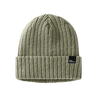 Czapka zimowa Jack Wolfskin CUSHY BEANIE seal - S - Czapki męskie - miniaturka - grafika 1