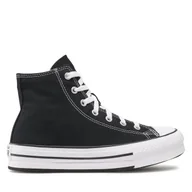 Trampki damskie - Trampki Converse Chuck Taylor All Star Eva Lift Hi 272855C Czarny - miniaturka - grafika 1