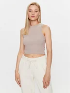 Koszulki i topy damskie - Guess Top Edie V3GP19 K8RT2 Beżowy Slim Fit - miniaturka - grafika 1