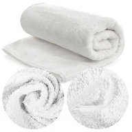 Ręczniki - Ręcznik Gomez 70 x 140 Bawełna 500 g/m2 Biały - miniaturka - grafika 1
