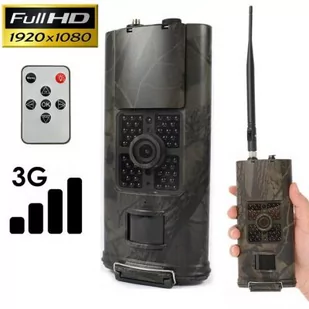 Novatek Kamera FHD Foto-Pułapka) Dz.-Nocna + Zapis + Powiadomienie MMS/E-MAIL + Ekran + Menu PL + Pilot - Minikamery i aparaty szpiegowskie - miniaturka - grafika 1