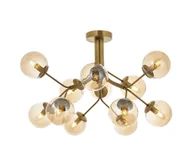 Lampy sufitowe - Kinkiet VARANA 12xE14/40W/230V brązowy - miniaturka - grafika 1