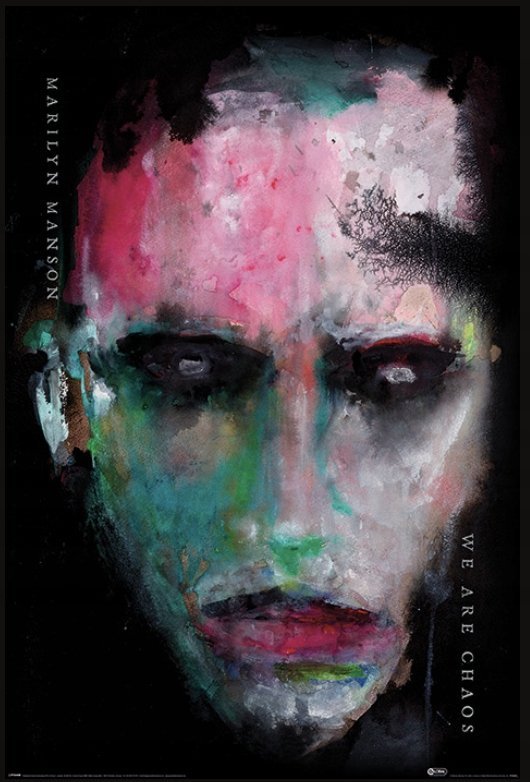 PUZZLE MARILYN MANSON - WE ARE CHAOS + IMIĘ Pudełko 120 el.