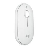 Myszki - Mysz bezprzewodowa LOGITECH Pebble Mouse 2 M350s Biały 910-007013 - miniaturka - grafika 1