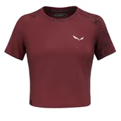 Koszulki i topy damskie - SALEWA Lavaredo Hemp W Crop T-Shirt. Bluza damska - miniaturka - grafika 1