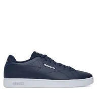 Sneakersy męskie - Sneakersy Reebok COURT CLEAN 100241122 Granatowy - miniaturka - grafika 1