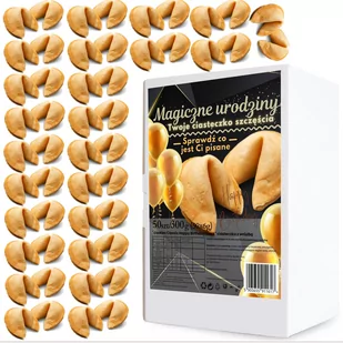 D&D Fun Cookies / Zestaw Ciasteczek "Cookies Classic Happy Birthday Black" 50 Sztuk 300G - Desery dla dzieci - miniaturka - grafika 1