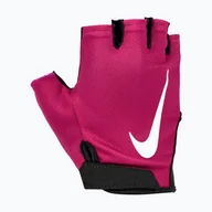 Rękawiczki sportowe damskie - Rękawiczki treningowe damskie Nike Gym Essential FG 2.0 vivid pink/black/white WYSYŁKA W 24H 30 DNI NA ZWROT - miniaturka - grafika 1
