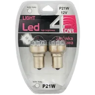 Żarówki samochodowe - Zestaw żarówek samochodowych LED P21/5W 12V 4CAR - miniaturka - grafika 1
