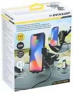 Akcesoria motoryzacyjne - Dunlop Uchwyt Na Telefon z bezprzewodowym ładowaniem 10W Technologia Qi - miniaturka - grafika 1