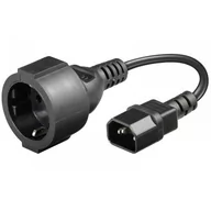 Kable komputerowe i do monitorów - Manhattan Kabel Zasilający C14 / Schuko 0,23m - miniaturka - grafika 1