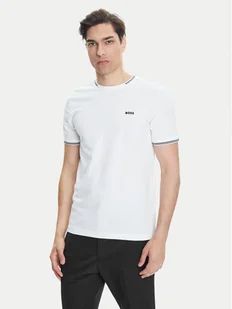 BOSS T-Shirt Taul 50521245 Biały Regular Fit - Koszulki męskie - miniaturka - grafika 1