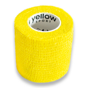 Apteczki i materiały opatrunkowe - yellowBAND Bandaż Kohezyjny 5cm x 4,5m Żółty - miniaturka - grafika 1