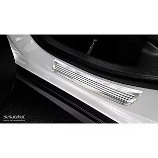Avisa 2/13011 INOX ochraniacze progowe odpowiednie do Mercedes GLC Coupe 2015-2019 i FL 2019-2-częściowy (drzwi tylne) - Nakładki progowe - miniaturka - grafika 1