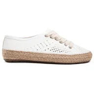 Espadryle damskie - Espadryle EMU Australia Agonis Mac W12469 Biały - miniaturka - grafika 1