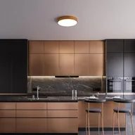 Lampy sufitowe - TEMAR LIGHTING Lampa sufitowa Cleo, Ø 50 cm, IP54, kolor miedziany, metal, E27 - miniaturka - grafika 1