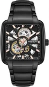 Zegarki męskie - Zegarek męski KENNETH COLE KCWGY0046503 czarny klasyczny skeleton - miniaturka - grafika 1
