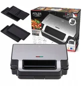 Tostery - Opiekacz Do Kanapek 2W1 Panini Grill Elektryczny Toster 1400W Nie Przywiera - miniaturka - grafika 1