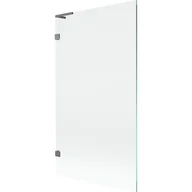 Parawany nawannowe - Mexen Lunar L parawan nawannowy 1-skrzydłowy 100 x 150 cm, transparent, gun metal - 897L-100-000-95-00 - miniaturka - grafika 1