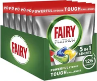 Środki do zmywarek - Kapsułki do zmywarki Fairy Platinum Cytryna 126 szt - miniaturka - grafika 1