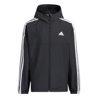 Kurtki i płaszcze dla dziewczynek - adidas Uniseks - dzieci Woven Jacket Kids, Black, 4-5 Years - miniaturka - grafika 1