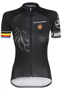 Koszulki rowerowe - Bioracer Van Vlaanderen Pro Race Koszulka rowerowa z zamkiem błyskawicznym Kobiety, czarny XXL 2022 Koszulki kolarskie - grafika 1
