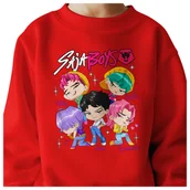 Bluzy dla dziewczynek - BLUZA DZIECIĘCA HUNTRIX SAJA BOYS 122-128 BAWEŁNIANA JAKOŚĆ - miniaturka - grafika 1