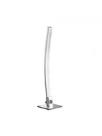 Lampy stojące - Wofi lampka na stół, 1 źródło światła Serie spoiwo 1 X LED/11 W, 10 X 43, 5 x 10 cm, 3000 K, 700 LM, szkło akrylowe z motywem bańkowym (3 stopnie ściemniania, chrom 8524.01.01.0000 - miniaturka - grafika 1