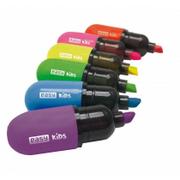 Przybory szkolne - Easy Stationery Zakreślacz Flash Mini Neon 6 kolorów - miniaturka - grafika 1