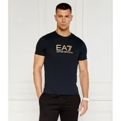 Koszulki męskie - EA7 T-shirt | Slim Fit - miniaturka - grafika 1