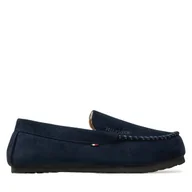 Kapcie męskie - Kapcie Tommy Hilfiger Driver House Shoe FM0FM05224 Granatowy - miniaturka - grafika 1