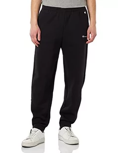 Champion Eco Future Fleece Elastic Cuff męskie spodnie treningowe, czarne, S, czarny, S - Spodenki męskie - miniaturka - grafika 1
