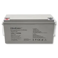 Akumulatory ogólnego zastosowania - Akumulator AGM QOLTEC 53068 150Ah 12V - miniaturka - grafika 1