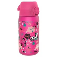 Bidony dla dzieci - Oryginalna butelka na wodę ION8 różowa Kotki 350ml - miniaturka - grafika 1