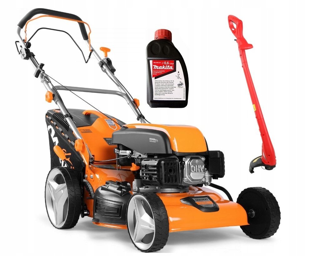 DAEWOO KOSIARKA SPALINOWA 3.3KM 51cm + PODKASZARKA 300W + OLEJ MAKITA